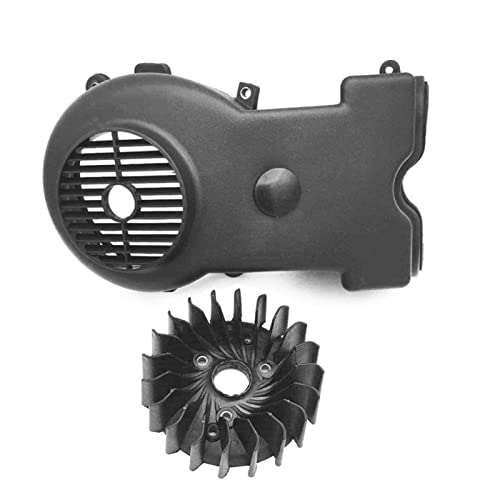 JDMTM Motorradzubehör HS125T Windblattabdeckung Kühlblattlüfterabdeckung Kompatibel mit Suzuki AN125 AN 125 150 HS125T QS150T HJ125T-7 AN125CC (Color : C) von JDMTM