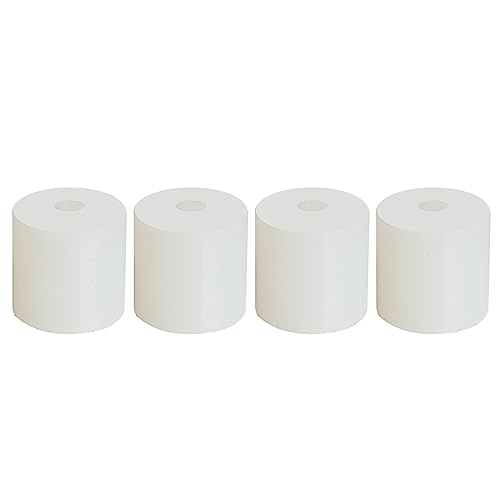 4 Stück Heißbett-Nivellierung, weiches Silikon, solide Abstandshalter, Plattform-Nivellierer für CR10/CR10S/Ende3 Druckerteil, Hochtemperatur-Silikon-Abstandshalter von JDNH