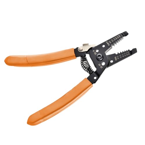 Abisolierzange, 17,8 cm, 10–22 AWG, Schneider, Crimpzange, Abisolierwerkzeug, multifunktionale elektrische Handklemme, ergonomischer Griff Abisolierzange, 17,8 cm, 10–22 AWG, Schneider, Crimpzange, Abisolierwerkzeug, multifunktionale elektrische Handklemme, ergonomischer Griff von JDNH