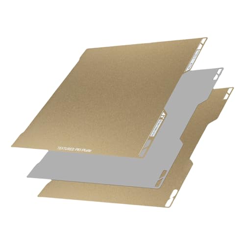 Doppelseitig strukturierte Federstahl-Bauplatte, 355 x 325 mm, flexible Entfernung für H2D-Druckerzubehör, einfache Modellentfernung, Federstahlplattform von JDNH