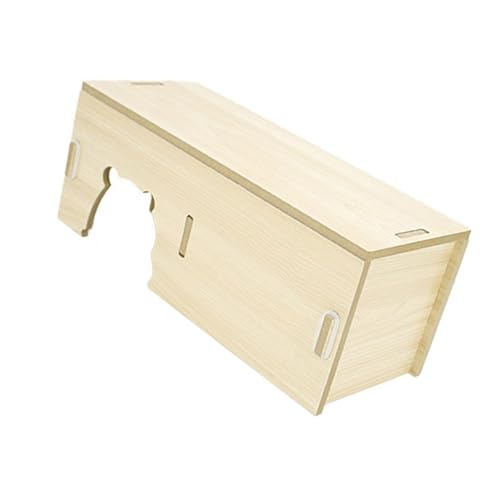 Hamsterversteck aus Holz für Kleintiere, Zwerghamster und Mäuse, Unterhaltung, Versteck Höhle, Käfigdekoration, Haustierhaus Hamsterversteck aus Holz für Kleintiere, Zwerghamster und Mäuse, Unterhaltung, Versteck Höhle, Käfigdekoration, Haustierhaus von JDNH