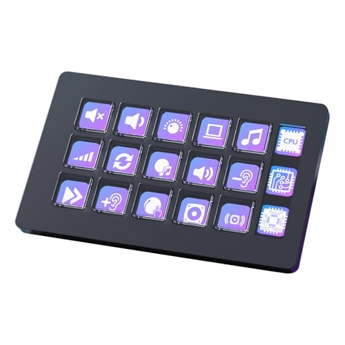 JDNH Akp153 Desktop-Controller-Konsolen, Panel-Programmierung, Shortcut-Taste, 15-Tasten-Tastaturen, PC-Zubehör für Fenster JDNH Akp153 Desktop-Controller-Konsolen, Panel-Programmierung, Shortcut-Taste, 15-Tasten-Tastaturen, PC-Zubehör für Fenster von JDNH