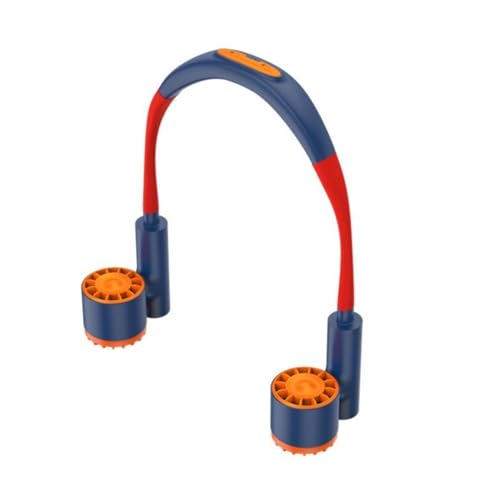 JDNH Drehbarer Ventilator-Kühlgerät, wiederaufladbarer Ventilator mit 3 einstellbaren Geschwindigkeitseinstellungen, leise Kühlung, ABS-Textur für Sport, tragbar, zum Aufhängen am Hals von JDNH