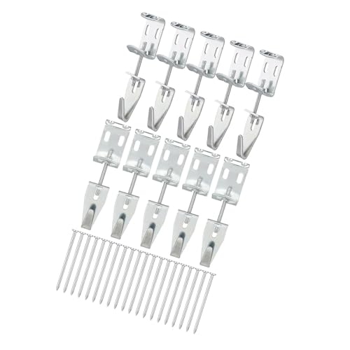 JDNH Metall-Wandhaken-Set, verstellbare Winkel, Höhe, Befestigungssysteme für Bilderrahmen, dekorative Displays, hängende Hardware JDNH Metall-Wandhaken-Set, verstellbare Winkel, Höhe, Befestigungssysteme für Bilderrahmen, dekorative Displays, hängende Hardware von JDNH
