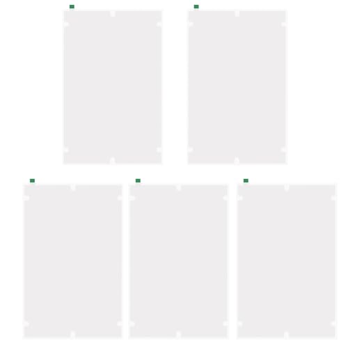 JDNH Set Mit 5 Haltbarkeitsschutzfolien Für M7Pro 3D Druckerbildschirme Hochtransparente LCD Bildschirmabdeckungen Druckerzubehör von JDNH