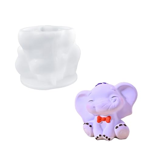 Praktisches stabiles Silikonzubehör für Bastelbedarf, schöne Elefantenfiguren aus Harz und Gips-Silikon Praktisches stabiles Silikonzubehör für Bastelbedarf, schöne Elefantenfiguren aus Harz und Gips-Silikon von JDNH