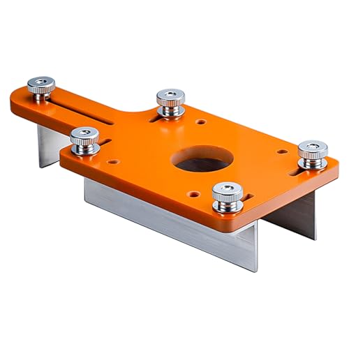 Professionelle Oberfräsenschlitzhalterplatte, verstellbar, 72 mm, Stopper für präzise Holzbearbeitung und Trimmer, präzise Schlitzplatte für Holz Professionelle Oberfräsenschlitzhalterplatte, verstellbar, 72 mm, Stopper für präzise Holzbearbeitung und Trimmer, präzise Schlitzplatte für Holz von JDNH