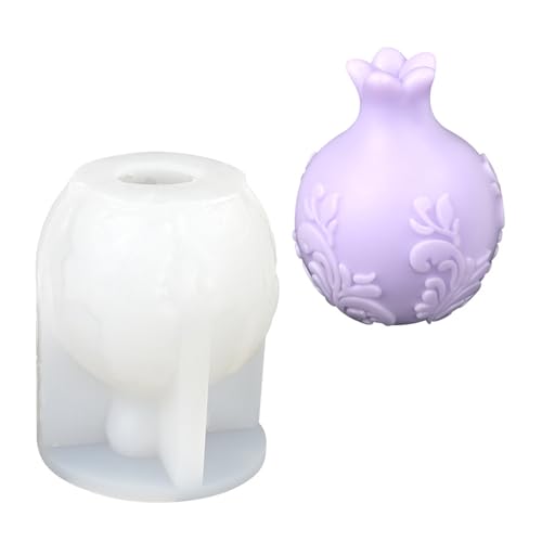 Silikonformen in Granatapfelform für handgefertigte Seife, Epoxidharz, Zement, Gips, Silikonformen von JDNH