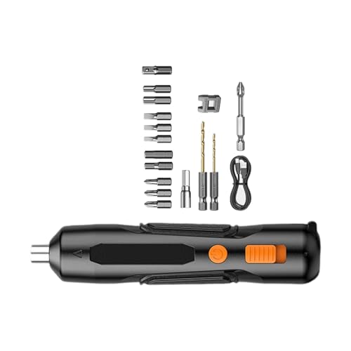 Tragbarer elektrischer Schraubendreher mit Wendefunktion, mehrere Bits, ergonomisches Design, Aufladen von Lithium-Batterien, Handschraubendreher Tragbarer elektrischer Schraubendreher mit Wendefunktion, mehrere Bits, ergonomisches Design, Aufladen von Lithium-Batterien, Handschraubendreher von JDNH
