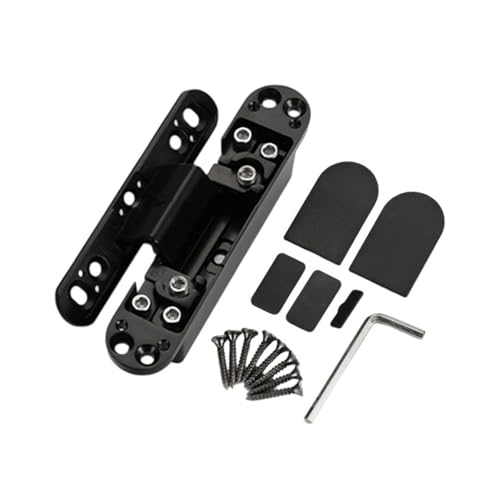 Unsichtbare Türscharniere, verstellbar, verdeckte Scharniere, Ersatzscharnier aus Aluminiumlegierung, Möbelstück aus Aluminiumlegierung Unsichtbare Türscharniere, verstellbar, verdeckte Scharniere, Ersatzscharnier aus Aluminiumlegierung, Möbelstück aus Aluminiumlegierung von JDNH