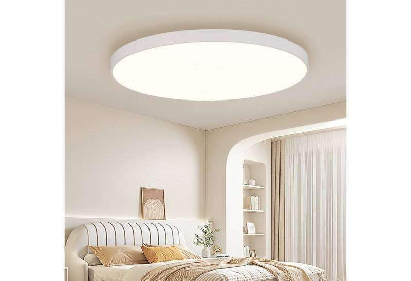 JDONG LED Deckenleuchte 36W/54W Weiße Deckenlampe Rund Ø37CM/45CM, LED LAMP, 3000K Warmliches, für Kinderzimmer Wohnzimmer Küche Flur von JDONG