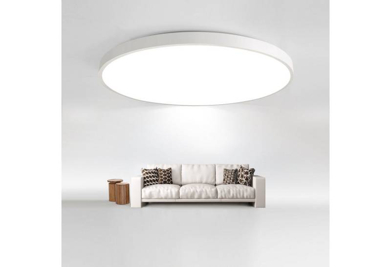 JDONG LED Deckenleuchte Flach Rund Weiß Deckenlampe 24W/36W/54W, Durchmesser 30CM/40CM/50CM, LED fest integriert, Warmweiß, für Schlafzimmer Küche Keller Balkon Büro Wohnzimmer von JDONG