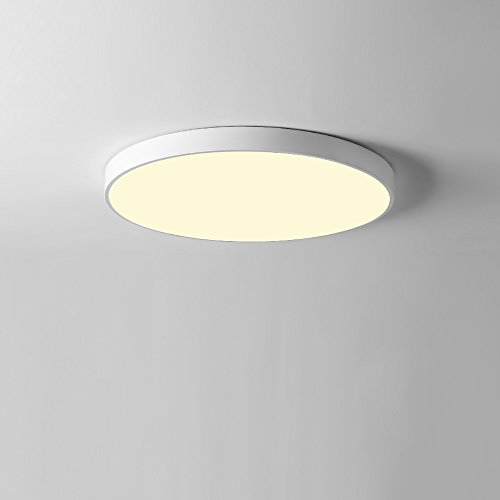 JDONG LED Deckenleuchte Runde Moderne Deckenlampe 24W 2000 lumens warmweiß/3000K von JDONG