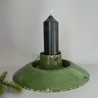 Großer Schwerer 2.6 Kg Christbaumständer Mit Wassertank - Gusseisen Vintage Weihnachtsbaumständer von JDVintageDE