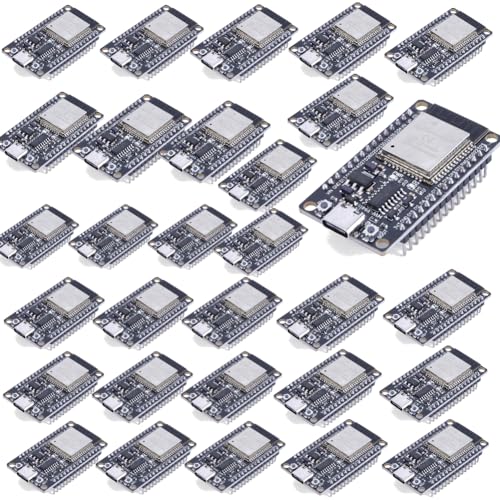 JDXFENG ESP32 ESP32 WROOM-32 Entwicklungsboard WiFi+Bluetooth-kompatibles IOT-Entwicklungsboard Typ-C-Funkmodul Ultra-geringer Stromverbrauch for Smart Home CH340C von JDXFENG