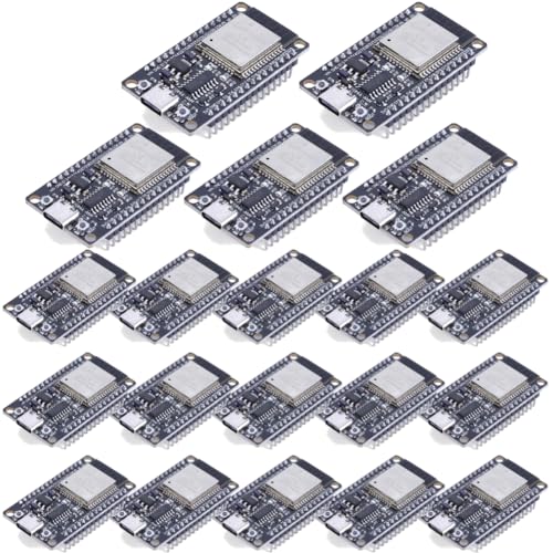 JDXFENG ESP32 ESP32 WROOM-32 Entwicklungsboard WiFi+Bluetooth-kompatibles IOT-Entwicklungsboard Typ-C-Funkmodul Ultra-geringer Stromverbrauch for Smart Home CH340C von JDXFENG