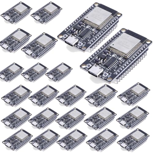 JDXFENG ESP32 ESP32 WROOM-32 Entwicklungsboard WiFi+Bluetooth-kompatibles IOT-Entwicklungsboard Typ-C-Funkmodul Ultra-geringer Stromverbrauch for Smart Home CH340C von JDXFENG