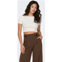 JDY Kurzarmpullover "JDYCIRKELINE S/S CROP TOP KNT NOOS" von JDY