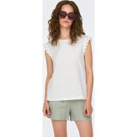 JDY Kurzarmshirt "JDYSALVA LIFE S/L CROCHET TOP JRS" von JDY