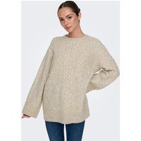 JDY Rundhalspullover "JDYSILJA L/S LONG CABLE PULLOV. KNT NOOS" von JDY
