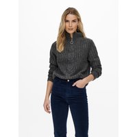 JDY Stehkragenpullover "JDYANDREA L/S ZIP CABLE PULLOVE KNT NOOS" von JDY