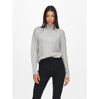JDY Stehkragenpullover "JDYANDREA L/S ZIP CABLE PULLOVE KNT NOOS" von JDY