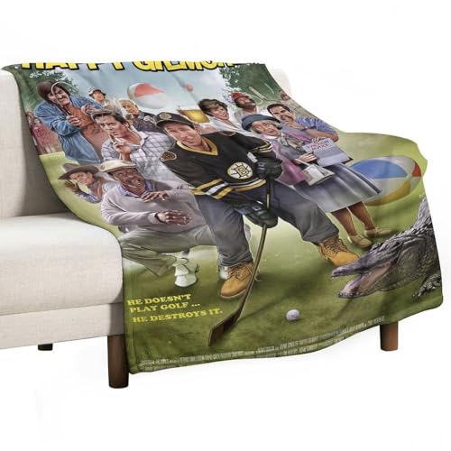 JDYANSHENG Happy Gilmore Überwurfdecke, weich, leicht, 130 x 150 cm von JDYANSHENG