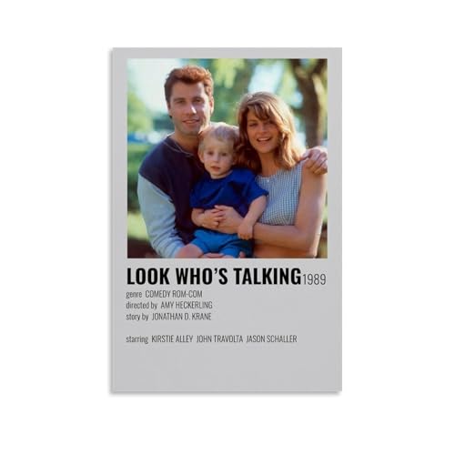 JDYANSHENG Poster mit Aufschrift "Look Who's Talking", ästhetisches Cover-Poster, Designgemälde für Wohnzimmer, Schlafzimmer, 20 x 30 cm, ungerahmter Stil von JDYANSHENG