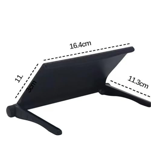 Aktenschrank Für Den Schreibtisch, Monitor-TV-Top-Rack-Zubehör, Set-Top-Box-Halterungsregal Zur Aufbewahrung, Verstellbarer TV-Bildschirm-Top-Rack-Halter, Computermonitor-Desktop-Ständer(B) von JDZYFFS