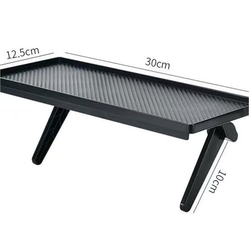 Aktenschrank Für Den Schreibtisch, Monitor-TV-Top-Rack-Zubehör, Set-Top-Box-Halterungsregal Zur Aufbewahrung, Verstellbarer TV-Bildschirm-Top-Rack-Halter, Computermonitor-Desktop-Ständer(D) von JDZYFFS