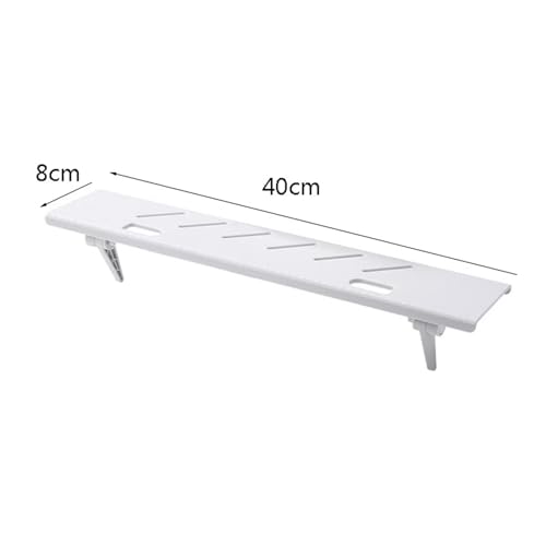 Aktenschrank Für Den Schreibtisch, Monitor-TV-Top-Rack-Zubehör, Set-Top-Box-Halterungsregal Zur Aufbewahrung, Verstellbarer TV-Bildschirm-Top-Rack-Halter, Computermonitor-Desktop-Ständer(F) von JDZYFFS