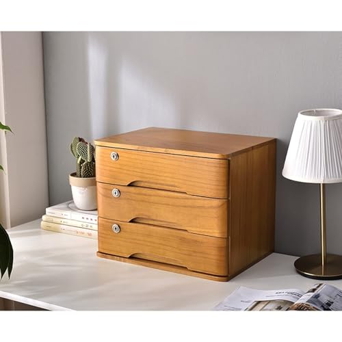Aktenschrank Für Den Schreibtisch - Schreibtisch-Aufbewahrungsbox Mit Schloss, Aktenschrank Aus Holz Mit Schubladen, Multifunktionales Schreibtischregal, Für Küchen-/Wohnzimmerschreibtische(E,40*28*31 Aktenschrank Für Den Schreibtisch - Schreibtisch-Aufbewahrungsbox Mit Schloss, Aktenschrank Aus Holz Mit Schubladen, Multifunktionales Schreibtischregal, Für Küchen-/Wohnzimmerschreibtische(E,40*28*31 von JDZYFFS