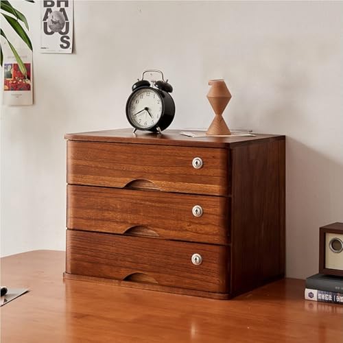 Aktenschrank Für Den Schreibtisch - Schreibtisch-Aufbewahrungsbox Mit Schubladen(B,3 Layer) von JDZYFFS