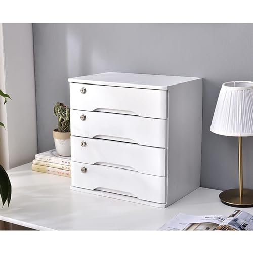 Aktenschrank Für Den Schreibtisch - Schreibtisch Organizer, Aufbewahrungsbox Für Schreibtischs-Aktenschränke Aus Massivholz, Aufbewahrungsbox Für Schreibtischs-Aktenschränke Aus Holz(A,4 Layer) von JDZYFFS
