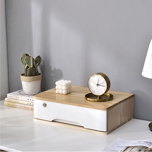 Aktenschrank Für Den Schreibtisch - Schreibtisch Organizer, Aufbewahrungsbox Für Schreibtischs-Aktenschränke Aus Massivholz, Aufbewahrungsbox Für Schreibtischs-Aktenschränke Aus Holz(E,1 Layer) von JDZYFFS