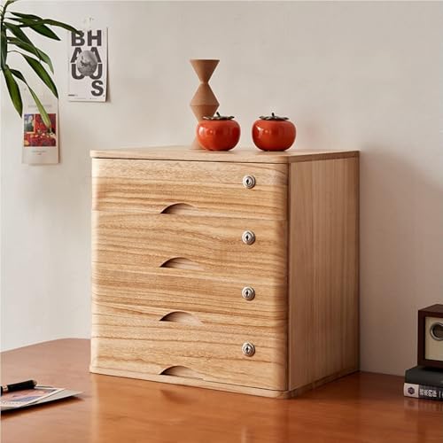 Aktenschrank Für Den Schreibtisch - Schreibtisch-Organizer-Box Aus Holz Mit Schubladen, Abschließbarer Aufbewahrungsschrank Für Die Arbeitsplatte des Schreibtischs Für Home-Office-Zubehör(C,4 Layer) Aktenschrank Für Den Schreibtisch - Schreibtisch-Organizer-Box Aus Holz Mit Schubladen, Abschließbarer Aufbewahrungsschrank Für Die Arbeitsplatte des Schreibtischs Für Home-Office-Zubehör(C,4 Layer) von JDZYFFS