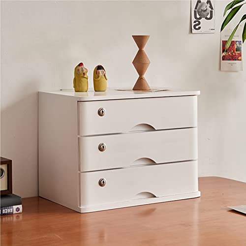 Aufbewahrungsbox Mit Schubladen - Schreibtisch Organizer Aktenschrank(E,3 Layer) von JDZYFFS