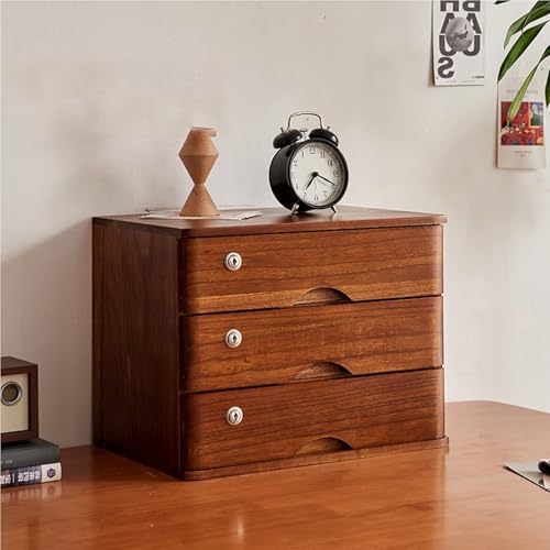 JDZYFFS Aufbewahrungsbox Mit Schubladen - Schreibtisch Organizer(C,3 Layer) von JDZYFFS