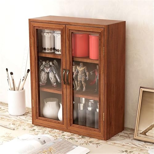 JDZYFFS Aufbewahrungsbox Mit Schubladen - Schreibtisch Organizer, Stapelbare Aufbewahrungsschubladen, Durchsichtige Holzspeicher, Schränke, Massive Holzspeicherbox Mit Metallgriffen(B,37 * 13 * 45cm) von JDZYFFS