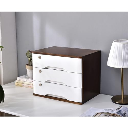JDZYFFS Aufbewahrungskiste Holz - Schreibtisch Organizer(A,40 * 28 * 31cm) von JDZYFFS