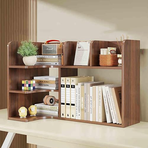 JDZYFFS Desktop Organizer Bücherregal - Computer-Schreibtisch-Bücherregal, Nur Schreibtisch-Aufsatz(C,36 * 60 * 50cm) von JDZYFFS