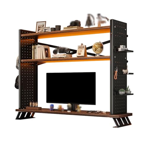 JDZYFFS Schreibtisch-Bücherregal - Desktop Display-Regal, Desktop-Bücherregal-Organizer-Rack Mit Monitorständer, Verstellbare Regale, Desktop-Bücherregal(B,100 * 20 * 92cm) von JDZYFFS