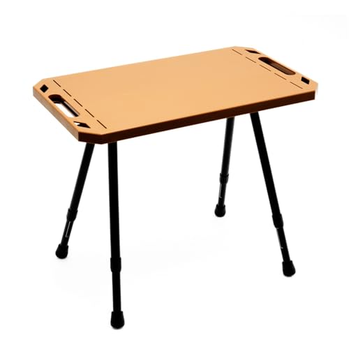 JDZYFFS Strandtisch, Leichter Mini-Klapptisch, multifunktionaler Kleiner Campingtisch, tragbarer Picknicktisch mit robuster Aluminiumplatte, rutschfeste Füße(C) von JDZYFFS