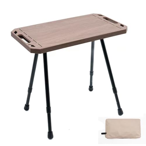 JDZYFFS Strandtisch, Leichter Mini-Klapptisch, multifunktionaler Kleiner Campingtisch, tragbarer Picknicktisch mit robuster Aluminiumplatte, rutschfeste Füße(D) von JDZYFFS