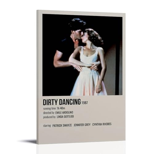 JDfenggu Dirty Dancing Poster, Wandkunst, ästhetisches Cover-Poster, Design, Gemälde für Wohnzimmer, Schlafzimmer, 30 x 45 cm, Rahmenstil JDfenggu Dirty Dancing Poster, Wandkunst, ästhetisches Cover-Poster, Design, Gemälde für Wohnzimmer, Schlafzimmer, 30 x 45 cm, Rahmenstil von JDfenggu