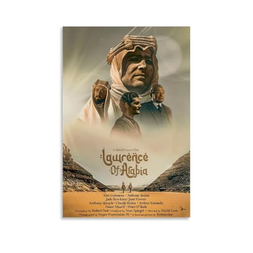 JDfenggu Poster Lawrence of Arabia, ästhetisches Cover, Poster, Design Gemälde für Wohnzimmer, Schlafzimmer, 60 x 90 cm, ungerahmter Stil von JDfenggu
