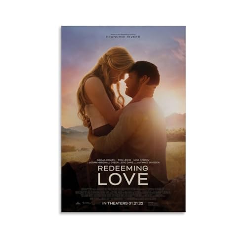 JDfenggu Poster "Redeeming Love", ästhetisches Cover-Poster, Design Gemälde für Wohnzimmer, Schlafzimmer, 40 x 60 cm, ungerahmter Stil von JDfenggu