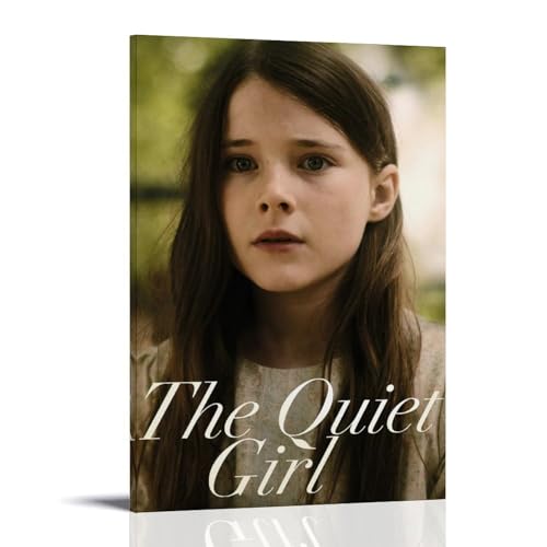JDzenpingzsz The Quiet Poster Girl Drama Minimalistisches Vintage-Filmposter Wandkunst Ästhetisches Cover-Poster Design Gemälde für Wohnzimmer Schlafzimmer 20 x 30 cm Rahmenstil von JDzenpingzsz