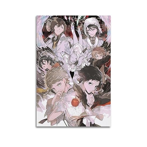 JEAM Bungo Stray Dogs Ästhetische Bilder, individuelles Raumdekor, Schlafsaal, Wanddekoration, Kunstposter, Albumcover, Bild, Dekor-Poster, 30 x 45 cm, ungerahmt von JEAM