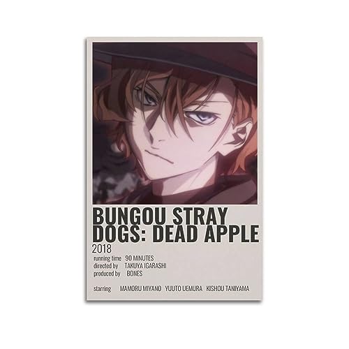 JEAM Bungo Stray Dogs Ästhetische Bilder, individuelles Raumdekor, Wohnheim, Wanddekoration, Kunstposter, Albumcover, Bild, Dekor-Poster, 40 x 60 cm, ungerahmt JEAM Bungo Stray Dogs Ästhetische Bilder, individuelles Raumdekor, Wohnheim, Wanddekoration, Kunstposter, Albumcover, Bild, Dekor-Poster, 40 x 60 cm, ungerahmt von JEAM